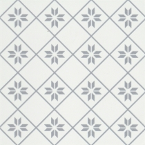 GEOMETRY - 10X10, GRAY PETAL, MATTE/SATIN